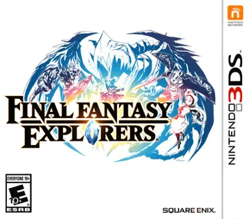 Final Fantasy Explorers (USA) box cover front